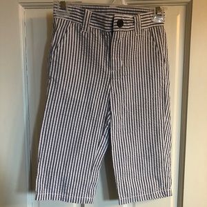 Gymboree Seercucker Navy and White Pants